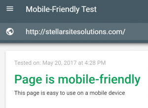 Google Mobile Friendly Test